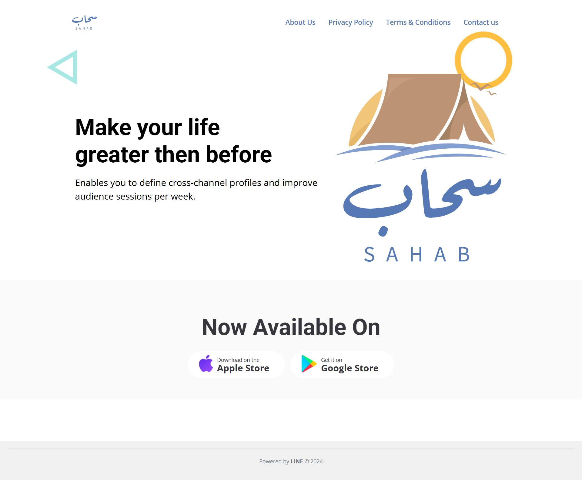 Landing page