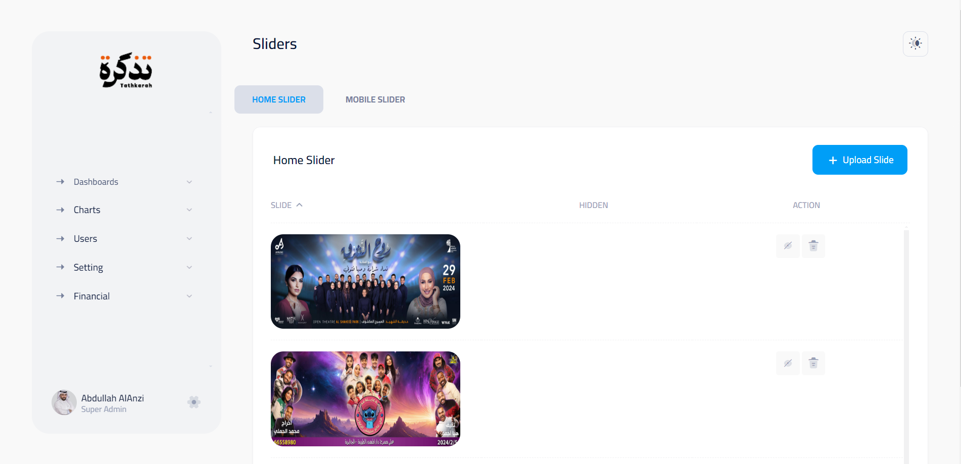 Sliders